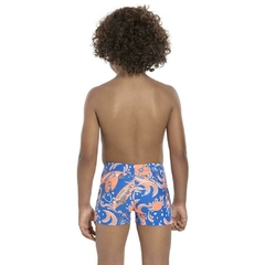 BOXER NATACIÓN SPEEDO INFANTIL SOLARPOP SEA SQUAD NIÑO AZUL NARANJA (704) en internet