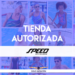 ENTERIZA SPEED ESTAMPADA ART 9110 ANTICLORO JUVENIL STATIC - SOLO NATACIÓN