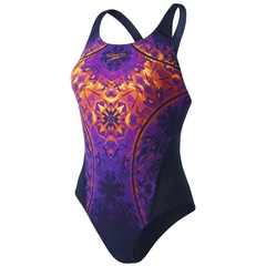 ENTERIZA SPEEDO GEMSTONEFLASH MUJER ENDURANCE+ MARINO VIOLETA (608)