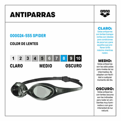 ARENA SPIDER SMOKE BLACK BLACK (555) - comprar online
