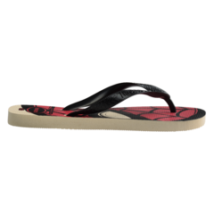 OJOTAS HAVAIANAS TOP MARVEL LOGOMANÍA HOMBRE SPIDER MAN BEIGE (0121) - tienda online