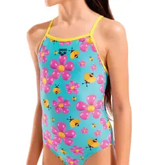 ENTERIZA ARENA JUNIOR SPRING LIGHTDROP MAXLIFE ECO WATER MULTI YELLOW STAR (830) - comprar online