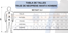 TRAJE NEOPRENE MARES STEAMER MANTA 2.2 MM HOMBRE - SOLO NATACIÓN