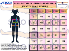 ENTERIZA SPEED ANTICLORO ESTAMPADA INFANTIL 9158 FLUBBER (2J) en internet