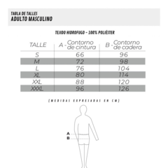 MALLA SUNGA NATACIÓN BUEN NADO ART 669E HOMBRE MALVINAS - SOLO NATACIÓN