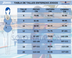 ENTERIZA NATACIÓN ZOGGS POWERBACK MUJER WARREGO ECOLAST+ WARREGO - tienda online