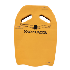 TABLA SOLO NATACIÓN CON AGARRE KICKBOARD NEGRO NARANJA en internet