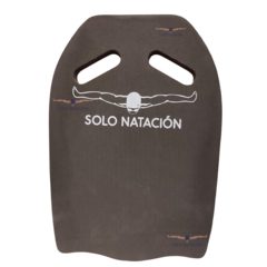 TABLA SOLO NATACIÓN CON AGARRE KICKBOARD NEGRO NARANJA