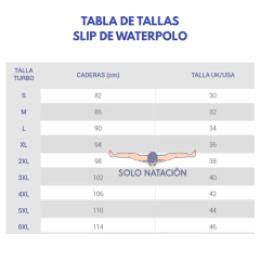 SLIP TURBO WATERPOLO BRAZIL FAST (731701) - tienda online
