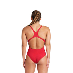 Imagen de ENTERIZA NATACIÓN ARENA TEAM SWIM PRO SOLID MUJER MAXLIFE RED WHITE (450)