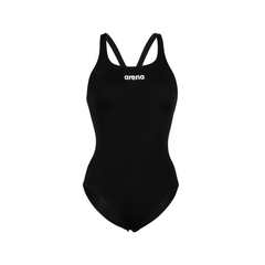 ENTERIZA NATACIÓN ARENA TEAM SWIM PRO SOLID MUJER MAXLIFE BLACK WHITE (550) - SOLO NATACIÓN