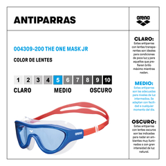 ANTIPARRAS THE ONE MASK JUNIOR BLUE RED (200) 6-12 AÑOS - comprar online