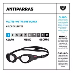 Imagen de ARENA THE ONE WOMAN TRANSPARENTE GRIS NEGRO (103)