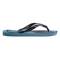 OJOTAS HAVAIANAS TOP MARVEL LOGOMANÍA HOMBRE TRANQUILITY BLUE (1808) - SOLO NATACIÓN