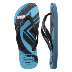 OJOTAS HAVAIANAS TOP MARVEL LOGOMANÍA HOMBRE TRANQUILITY BLUE (1808) - tienda online