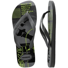 OJOTAS HAVAIANAS TOP ATHLETIC HOMBRE CINZA ACO (5178) en internet