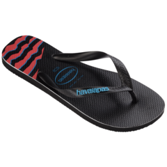 HAVAIANAS HOMBRE TOP SPLICE S+T FC PRETO PRETO (1069) en internet