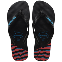 HAVAIANAS HOMBRE TOP SPLICE S+T FC PRETO PRETO (1069)