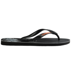 HAVAIANAS HOMBRE TOP SPLICE S+T FC PRETO LARANJA BEGON (9456) en internet