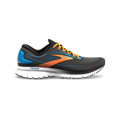 ZAPATILLAS BROOKS RUNNING TRACE 2 HOMBRE CUSHION NEUTRAL BLACK CLASSIC BLUE ORANGE (035)