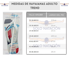 HAVAIANAS HOMBRE TREND BRANCO BRANCO MARINO (6349)