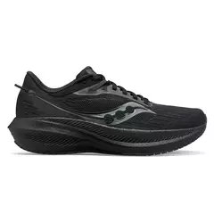 ZAPATILLAS SAUCONY TRIUMPH 21 RUNNING MUJER PISADA NEUTRAL TRIPLE BLACK - comprar online
