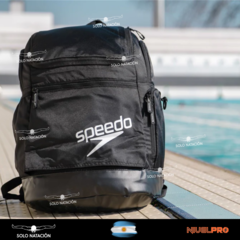 MOCHILA NATACION SPEEDO TEAMSTER 2.0 35 LITROS NEGRO (550) - comprar online