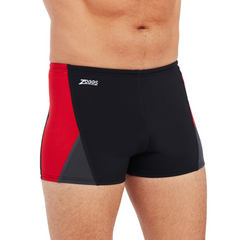 BOXER ZOGGS PRISM HIP RACER HOMBRE ECOLAST+ BLACK RED - tienda online