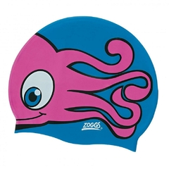 GORRA DE NATACIÓN ZOGGS CHARACTER SILICONA JUNIOR PULPO