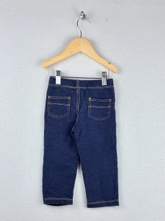 24m | Carters | calza gruesa simil jean azul costuras doradas - comprar online