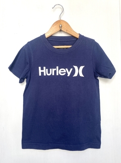 PLAY | 6/7A | Hurley | remera manga corta azul marino logo blanco - comprar online