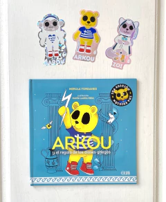 Libro | Arkou y el regalo de los dioses griegos | Merula Yordanes con 3 stickers - comprar online