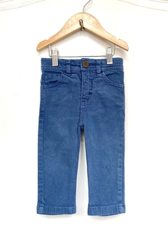 L (9/12m) | Cheeky | pantalon jean azul rustico cintura ajustable - comprar online