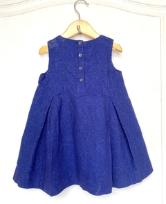 PLAY | 2A | Tommy Hilfiger | vestido azul brillo sin manga en internet