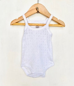 3m (chico: para RN) | Boulevard | body musculosa blanco calado - comprar online