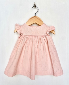 3m | Carter's | vestido invierno rosa con brillitos y cubrepañal - comprar online