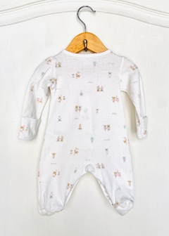 RN | Carter's | enterito pijama blanco con animalitos en internet