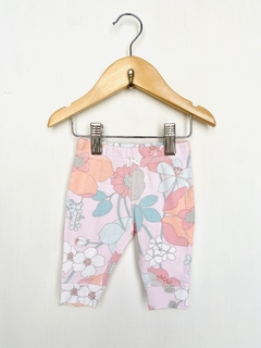 3m | Carter's | pant bebé flores grandes rosa verde y coral - comprar online