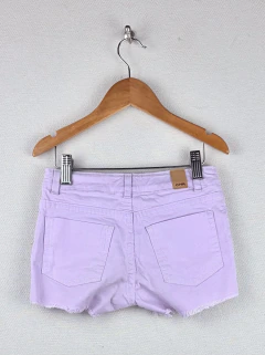 8A | Cheeky | short lila flecos en piernas cintura regulable - comprar online