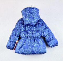 NUEVO C/ ET. | 24m | Pink platinum | campera abrigo azul margaritas celestes forrado polar azul - comprar online