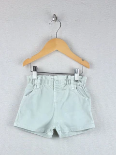 12/18m (amplio) | Zara | short de jean mom verde pastel