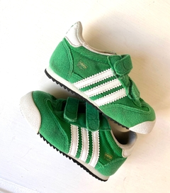 US 5 (20) | Adidas | zapatillas adidas verde tiras blancas - tienda online