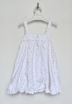 9 | CHEEKY | BESTIDO BLANCO COREZONES ROSAS - comprar online