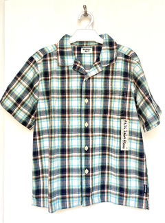 7 años | Oshkosh | Camisa Cuadrille colores azul y mas