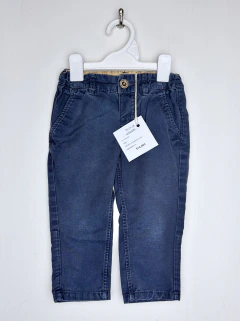6 a 9 meses | H&M | Pantalón de gabardina azul