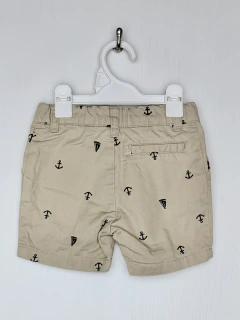 12m | Carter´s | Bermuda corta de gabardina con anclas azules - comprar online