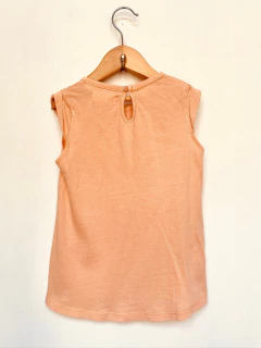 18/24m (amplio: se ve 2/4A) | Mango | musculosa durazno pez broderie en internet