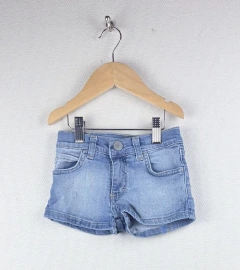 T1 (12/18m) | Cheeky | short de jean celeste mariposa bordada en bolsillo trasero - comprar online
