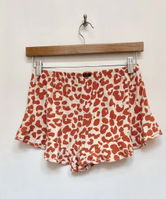 Talle 1 (chico) | Cher | Short mujer blanco estampado Jirafa - comprar online