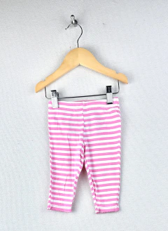 6m | Carters | calza rayas rosas blancas mona en cola - comprar online